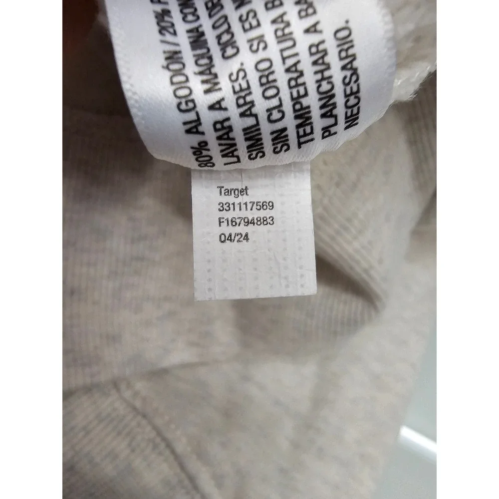 Wild Fable Womens Heathered Gray Crewneck Sweatshirt Drop Shoulder Small NEW - Picture 6 of 7